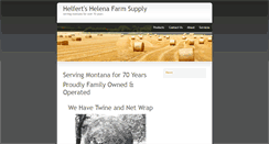 Desktop Screenshot of helenafarmsupply.com
