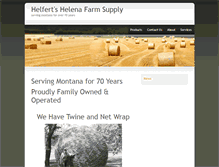 Tablet Screenshot of helenafarmsupply.com